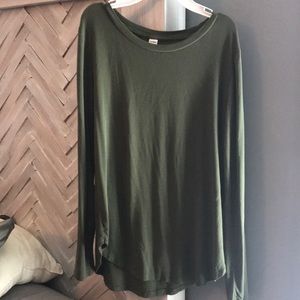Old Navy Olive Green Long Sleeve Tee